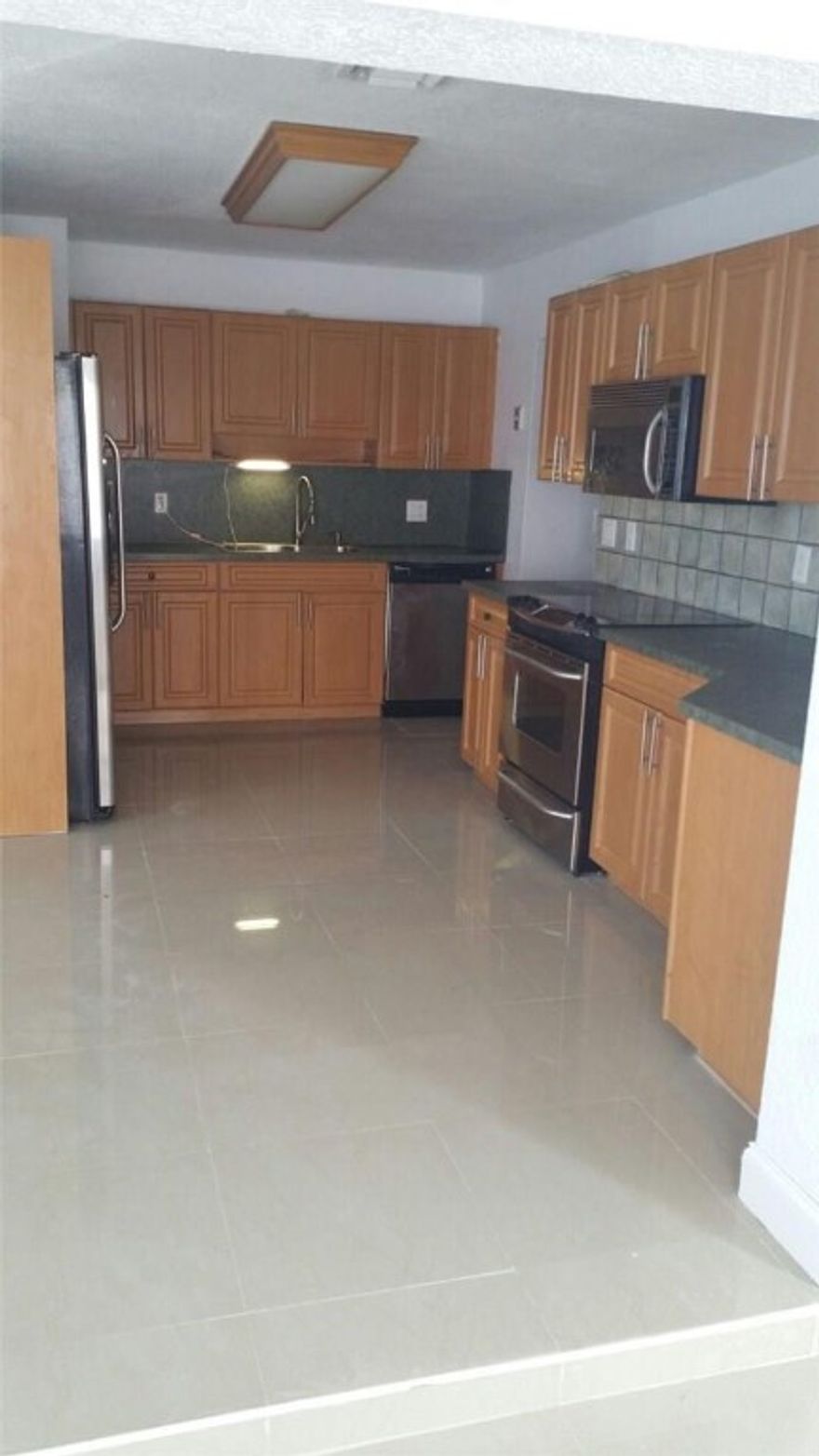 Call listing agent. Huge backyard. This amazing will not last, stainless steel appliances, upgraded bathroom and kitchen, beautiful floor, fresh paint inside and out. Big backyard. This will go fast. ... run don't walk. Property never occupied by owner. New roof. Bring your offer, ... motivated seller.