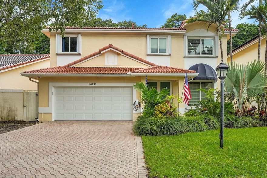 Stunning, beautifully remodeled 4-bedroom, 2.5-bath, two story home located in the desirable gated community in the Hammocks! This stunning property features elegant tile flooring throughout, French doors, a modern open-concept kitchen, spacious living areas, and a second-floor balcony. Gas appliances, central vacuum cleaner system and a modern design that blends comfort and style. Equipped with complete storm impact windows offering peace of mind. Manicured grounds with no backyard neighbors!  Enjoy your private backyard oasis with a partial covered patio and sparkling pool perfect for relaxing or entertaining. Nestled in one of southwest Miami’s most sought-after neighborhoods, this home offers resort-style living with access to parks, walking trails, and top-rated schools.