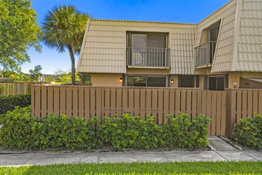 Come out to see this beautifully-maintained 2 bed 2.1 bath unit with a spectacular water view! Nice carpet, Spacious patio, hurricane accordion storm shutters complete. Great Neighborhood with a community pool, Hot tub, Tennis, racquetball, Sand volleyball and recreation center. Located right across the street from Palm Beach Counties newest Spring Training facility (hosting the Washington Nationals and Houston Astros) and is also a few short miles from great shopping at the Palm Beach Outlet Mall. Whether its your primary residence, your spring training pad or your winter get away, the Village of Sandalwood Lakes is a great place to call home.