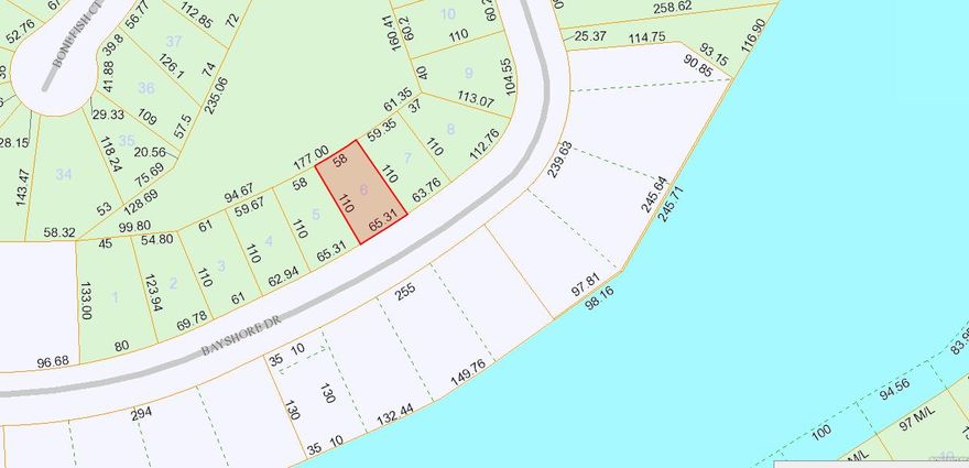 Best home site deal on South Beach!  Mostly cleared and backs up to large green space/retention area.  Area of nice homes. Potential views of Faber Cove from a 2 story home.