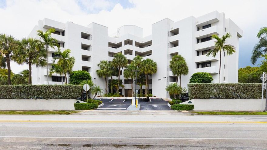 Exceptional value in one of Hollywood Beach's most sought-after boutique buildings— priced below recent comparable sales. Unit 402 at North Beach Condominium offers 1,180 SF, 2BR/2BA with updated kitchen, renovated master bath, and stunning garden, pool, and park views with ocean breezes from your private balcony. Steps to the sand via the building's private beach pathway. This intimate 34-unit building sits within a protected park preserve — no towers, no crowds, just beach living at its finest. Building recently completed $1M+ in capital improvements.Heated pool, spa, fitness center, Tiki hut, storage, and bike room. Some cosmetic updates needed, reflected in the price — finished comps in the building have closed at $800K. The equity opportunity here is real. One rental per year policy.