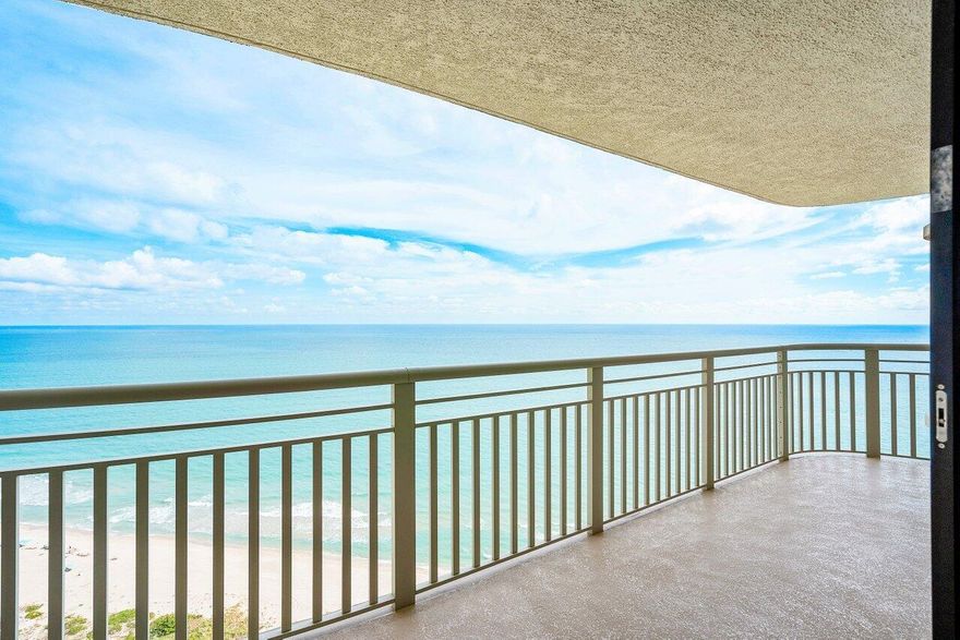 Oceanfront 2BR/2BA w/ Bonus Alcove - Luxury Living at TiaraSpacious split floor plan with bonus alcove, perfect for office or flex space. Tiled throughout with updated kitchen featuring stainless appliances & granite counters. Tiara offers resort-style amenities: 24/7 concierge, valet, manned gate, guest suite, heated pool, jacuzzi, tennis, men's & women's fitness centers w/ sauna & steam, billiards, library, card room, and beachfront restaurant (dine-in or delivery). Don't miss the 43rd floor Marquis Lounge with 360 views & WiFi. 15 mins to top shopping, dining & entertainment. Annual unfurnished lease.
