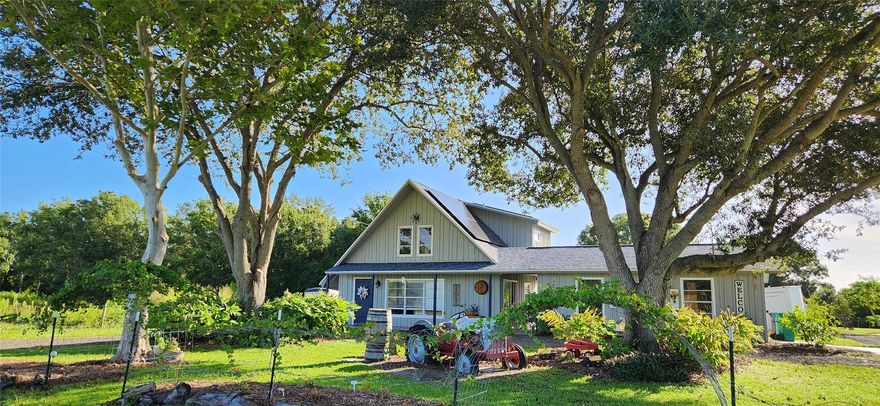 Welcome to your new homestead! Nestled on a ½ acre, This two-story farmhouse offers both comfort & opportunity. The home features beautiful cedar staircase & ceilings, spacious living areas, & an inviting balcony to enjoy peaceful country views. Outside, the property is thriving with a mixture of established & newly planted fruit trees, herbs & vegetables in natural made soil, muscadine grape vines, & honeybees with a flow hive plus much more. Perfect for farm-to-table living. Currently operated under cottage law, this small farm produces income which holds incredible future potential as the crops mature. Whether you’re looking for a cozy homestead or a property with agricultural promise, the property delivers a rare blend of rural charm & modern comfort.