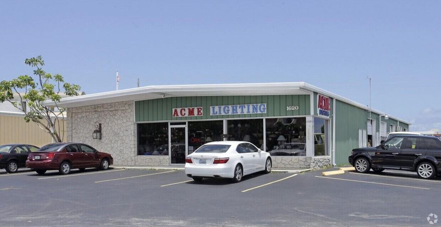 Prime mixed-use C4-zoned property in the Cypress Shops District--ideal for retail, industrial, or creative redevelopment. It sits on a 1/2-acre lot with an active land lease with the Town of Jupiter providing extra parking. The building features high steel-beam ceilings, 8 roll-up dock doors, and flexible space for showroom, warehouse, or design studio use. Located minutes from Jupiter Island, top restaurants, and the growing Jupiter-Tequesta corridor, this property offers rare upside potential. Zoning may allow for building expansion above (buyer to verify height limits). Excellent exposure, ample parking, and prime location make this a standout investment or owner-user opportunity.