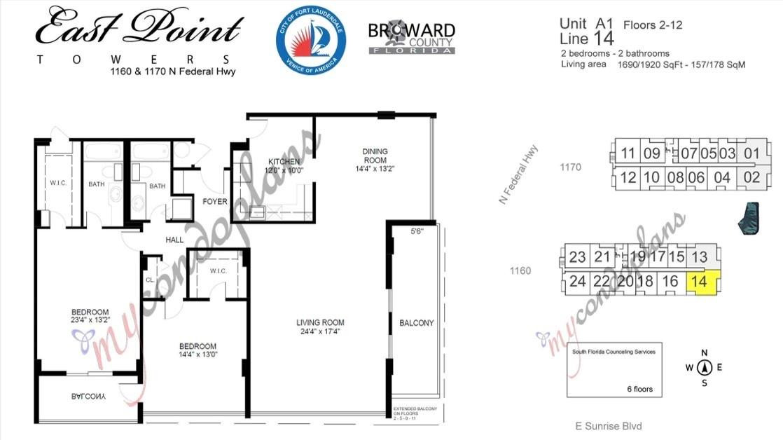 East Point Towers Condo - Residential Lease