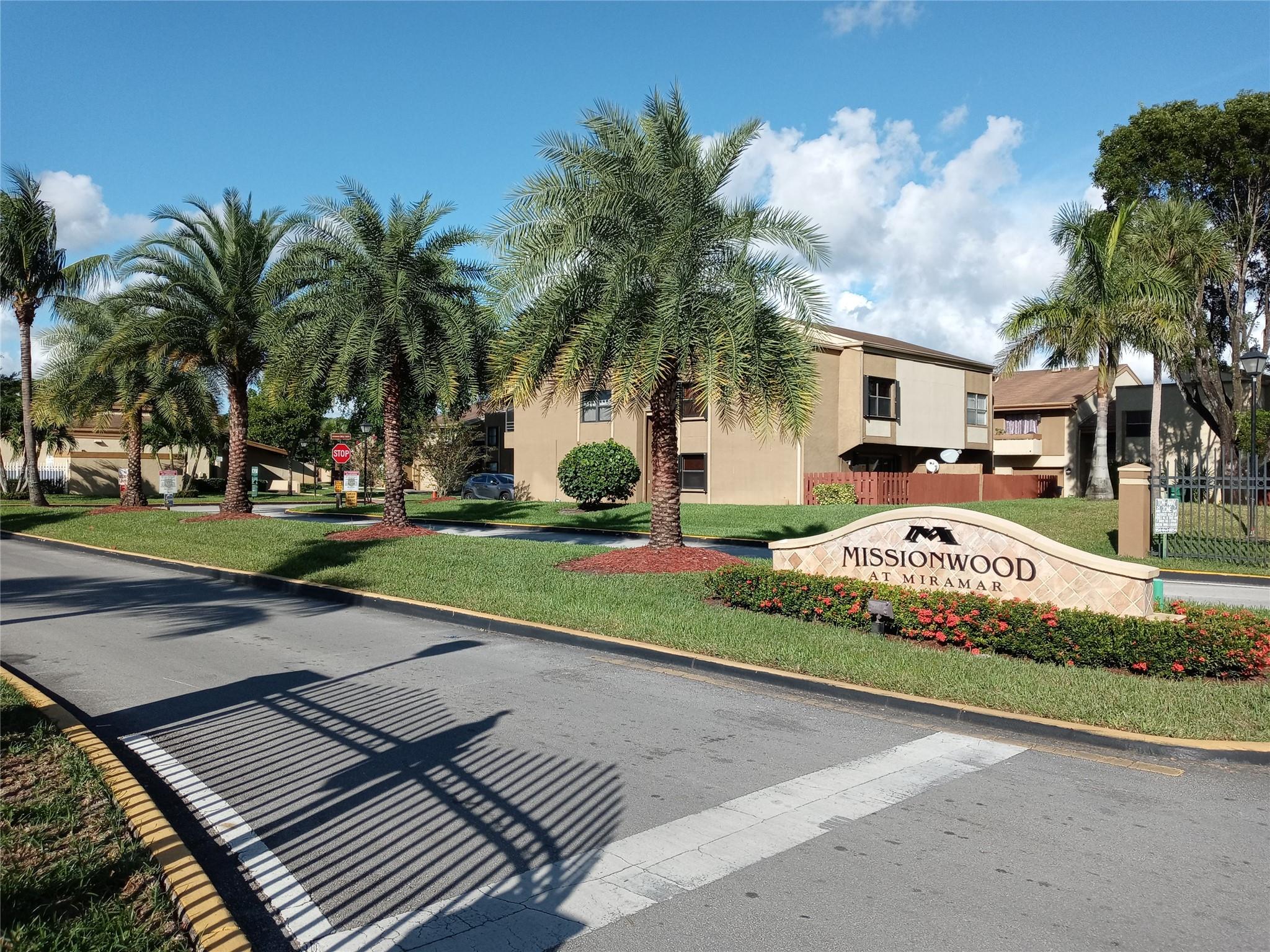 You won’t want to miss this spacious two-story 2 Bedrooms/1.5 Bathroom Townhouse with 1 car garage. Large master bedroom with walk-in closet, fenced patio. Washer and roof installed 2023, brand-new dishwasher. Well maintained community with low monthly HOA fees. Centrally located in Miramar with easy access to shopping, schools and highways I-95, I-75, 826, and Turnpike. Hurry!! Get this one and customize to your Taste. Back on the market due to buyer financing falling through.