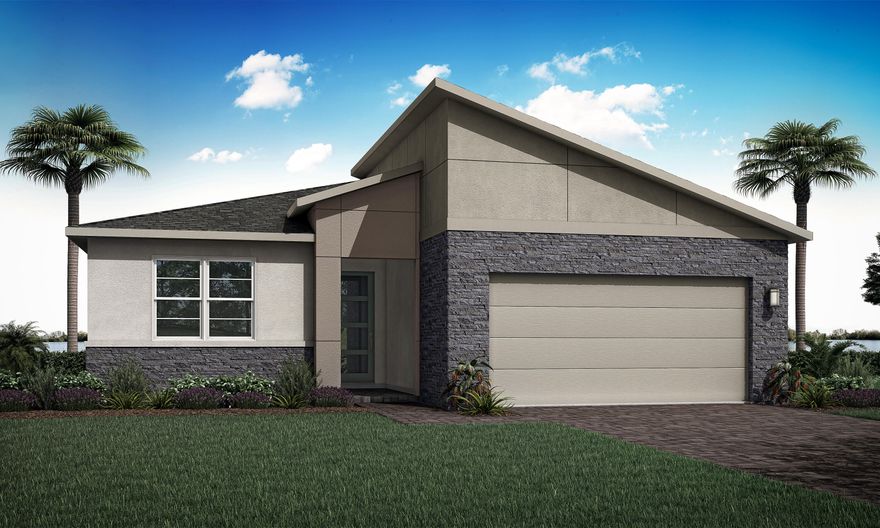 Abundant natural light and inspiring, modern style are evident throughout the 2,209 sq. ft. Gateway floorplan. The bedrooms, including a spacious and private owner's suite, are located on one side of the foyer and entry hall, with the remainder of the layout devoted to the impressive, open-concept living area and mixed-use flex room. Entertaining guests — as well as routine family living — is a pleasure in this home.