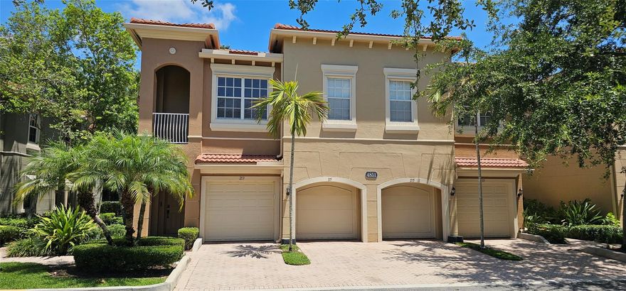 Bright and spacious 3Bdrm/2Fbth, 2 story corner unit, with 1st floor attached 1 car garage located at Legends at the Gardens. This mediterranean inspired secured gated community, built in 2005 borders two of South Florida’s most fabulous beachside towns: Palm Beach Gardens & Jupiter. A+ rated school district.  Enjoy a quick walk or bike ride to The Shops of Donald Ross Village, Alton Town Center, Abacoa Plaza, FAU, Roger Dean Stadium, Downtown at Abacoa, June Beach & Pier, Jupiter inlet & light house, & Peanut Island. Community offers a beautiful, heated swimming pool w/ a cabana & showers.Other features: New roof 2020, Plantation shutter windows treatments, black out remote blinds, marble floors, Hurricane shutters. Low HOA fee includes cable, water, & exterior Ins. Investors welcome!