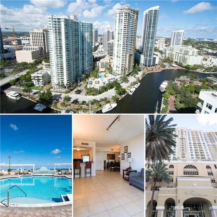 Nu River Landing - A resort-style residence offering the finest of amenities; professionally equipped gym, racquetball & basketball courts, billiards, private club room with bar and a heated pool and spa. This 2BR/2BA ninth floor home boasts direct river and spectacular city views. Contemporary open interiors offer tile, Euro-designed kitchen with stainless & granite, breakfast bar for casual dining plus full-sized laundry. A deep, covered balcony is ideal for entertaining. Pets welcome!