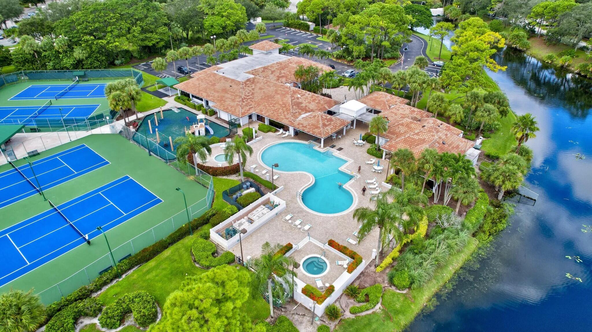 Welcome to your next cozy home in the prestigious River Bridge community! This charming efficiency apartment comes fully furnished with everything you need to start living your best Florida life right away.Living here means embracing a resort-style lifestyle in a secure, gated community. Imagine spending your weekends choosing between enjoying the community pool, challenging friends to a game of pickleball or tennis, or maintaining your fitness goals in the well-equipped exercise room. The community room offers a perfect space for socializing with neighbors, while the basketball and shuffle board courts add even more recreational options to your daily routine. This efficiency apartment offers blend of private living space and community amenities, all wrapped up in one attractive package