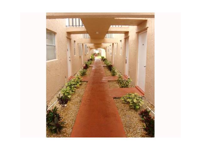 Nicely maintained, 1st floor 1/one bedroom, 1/one bath condominium apartment located near downtown Boca Raton. All tiled, freshly painted, sorry this is a no pet community. Shared laundry room on each floor of the building. Rent includes the water/trash. 1 parking space. Large guest lot on the southside of property. Parking lot has been repaved. Ideal landlords