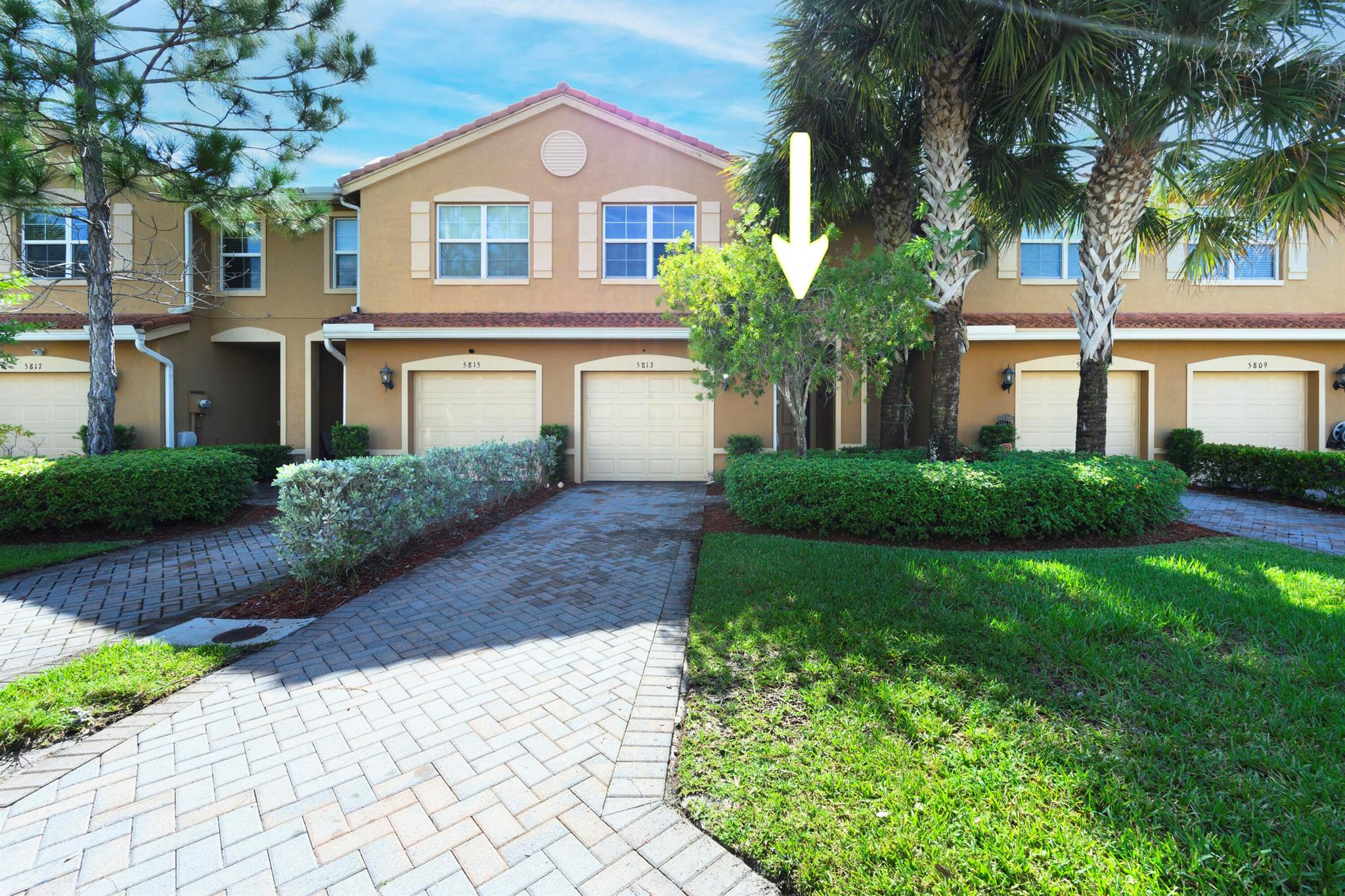 Welcome to this beautifully maintained 3-bedroom, 2.5 -bathroom townhome built in 2017, offering modern comfort. Step inside to find an open and inviting layout. Enjoy your morning coffee or evening unwind on the charming private patio. Nestled in a small, friendly neighborhood, this home offers access to great amenities including a clubhouse, fitness center, and scenic walking trails. A perfect blend of convenience and community--don't miss your opportunity to call this home!