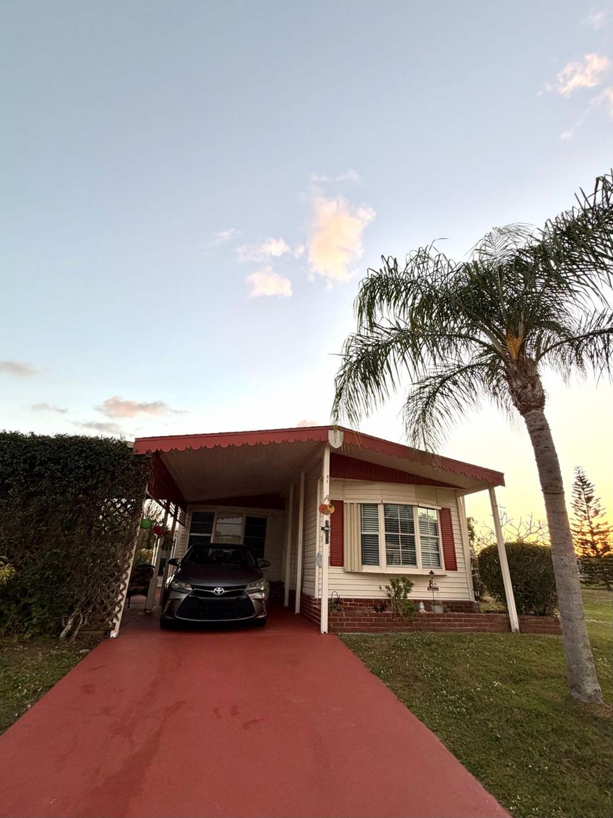 This home has been beautifully remodeled with many upgrades.Located in spanish Lakes Golf Village, an active over 55+ community in the heart of Port St. Lucie FL. This community offer an array of amenities including free Golf on a scenic 9 hole course. Your land lease also includes trash removal and lawn maintenance. This home comes furnished with beautiful backyard water views. Don't wait on this one!!! It won't last lonf