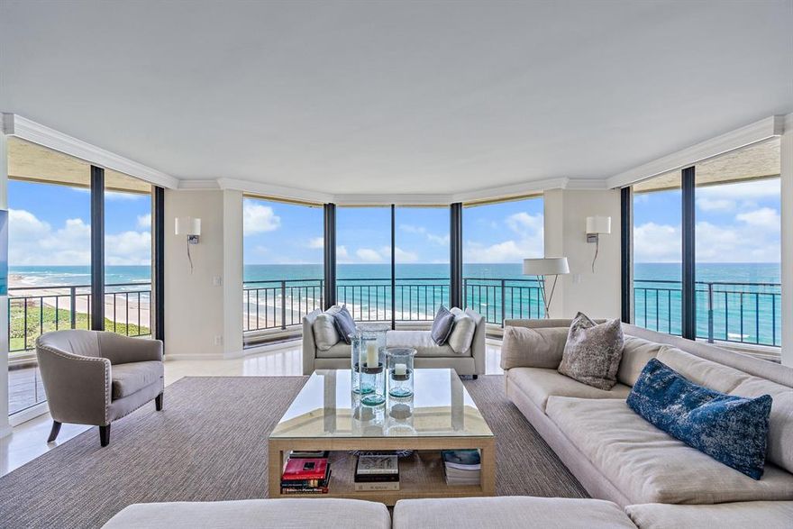 Located on the sandy shores of prestigious Jupiter Island, this renovated and rarely available three bedroom, three full bath condo in the Landfall building is ready for a new owner. Enjoy stunning, ocean and coastline views from practically every room. A smart floorpan maximizes the view, while utilizing large rooms to create a wonderful flow around the unit. The third bedroom is a thoughtfully designed space that can be utilized as a den or a true 3rd bedroom depending on your needs. A gorgeous ocean to Intracoastal development, the Landfall boasts a private dock on the intracoastal waterway with six deeded access slips along with kayak and paddle-board storage. Only minutes from fabulous dining options, and just 22 miles from Palm Beach International Airport. Paradise Awaits!