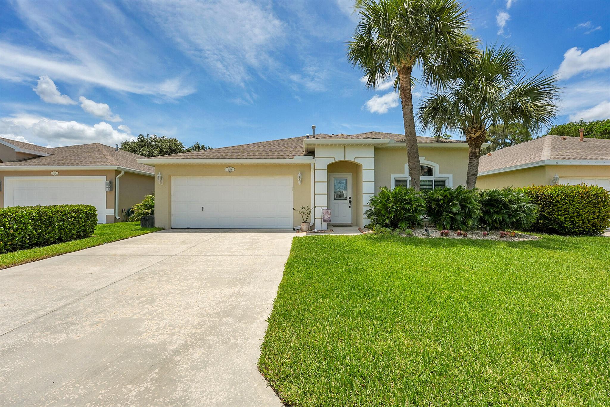 Welcome to Springtree! This beautifully updated 3-bedroom, 2-bathroom home offers comfort, style, and peace of mind with complete impact windows and doors and a new roof and gutters in 2019. Enjoy Florida living year-round in your covered lanai and screened-in gas heated pool, featuring a resurfaced pool and deck--perfect for entertaining or relaxing in privacy. The remodeled kitchen boasts a spacious granite island, granite countertops, and matching backsplash, complemented by a gas stove. A new gas water heater ensures efficiency, while landscape lighting and a full irrigation system keep the curb appeal pristine. The fully fenced backyard makes this a dream for pet lovers or anyone who values a private outdoor space. Located in the desirable Springtree community, this move-in-ready