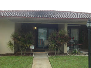 Equal Housing Opportunity. Beautiful 2 bedroom, 2 bath villa. This has 2 master suites, large living room, completely updated kitchen and baths, a large covered and screened patio with no rear neighbors. Great alarm system and accordion hurricane shutters. First and only to move in!