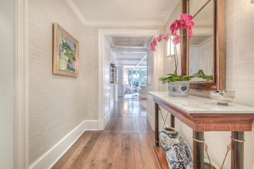 A rare 3-bedroom unit in a boutique building, One Royal Palm.  On Palm Beach's desirable in-town street, this units location is moments from hotels, restaurants, the beach and shops including the iconic Worth Avenue. This 2,123square foot condo unit has gone under a complete renovation including Calcutta counters, solid hardwood flooring and intricate millwork.