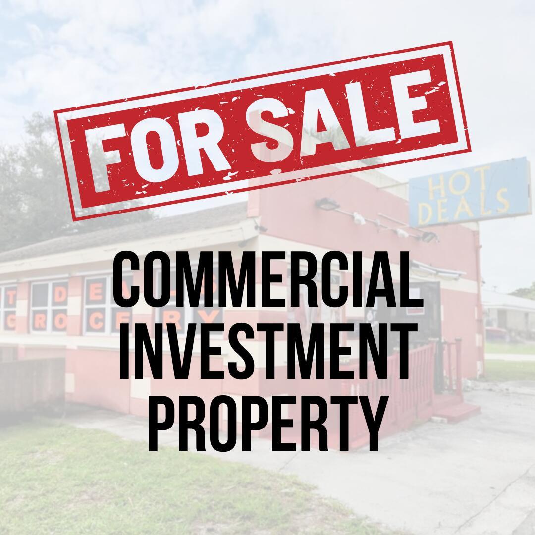 Prime Commercial Location on Orange Avenue - Excellent opportunity to own a commercial property along one of Fort Pierce's main thoroughfares. Ideally positioned between historic downtown and the I-95/Turnpike corridor, this property offers high visibility and convenient access. BRAND NEW ROOF!! Currently leased by a specialty grocer, the building features approximately 1,100 square feet of interior space, side parking, and three additional parking spaces in the rear. Currently leased at $1,985 per month on a gross lease, offering an investor an 8% CAP rate. The existing lease has approximately 3 years remaining. Fort Pierce continues to experience significant redevelopment and investment, making this a strategic location for long-term growth.