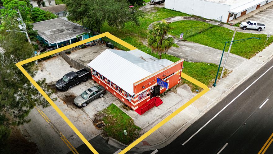 Prime Commercial Location on Orange Avenue - Excellent opportunity to own a commercial property along one of Fort Pierce's main thoroughfares; just minutes from Downtown and the Waterway. Ideally positioned near the I-95/Turnpike corridor, this property offers high visibility and convenient access. BRAND NEW METAL ROOF!! The building features approximately 1,100 square feet of interior space, side parking, with additional parking spaces in the rear. Fort Pierce continues to experience significant redevelopment and investment, making this a strategic location for long-term growth.
