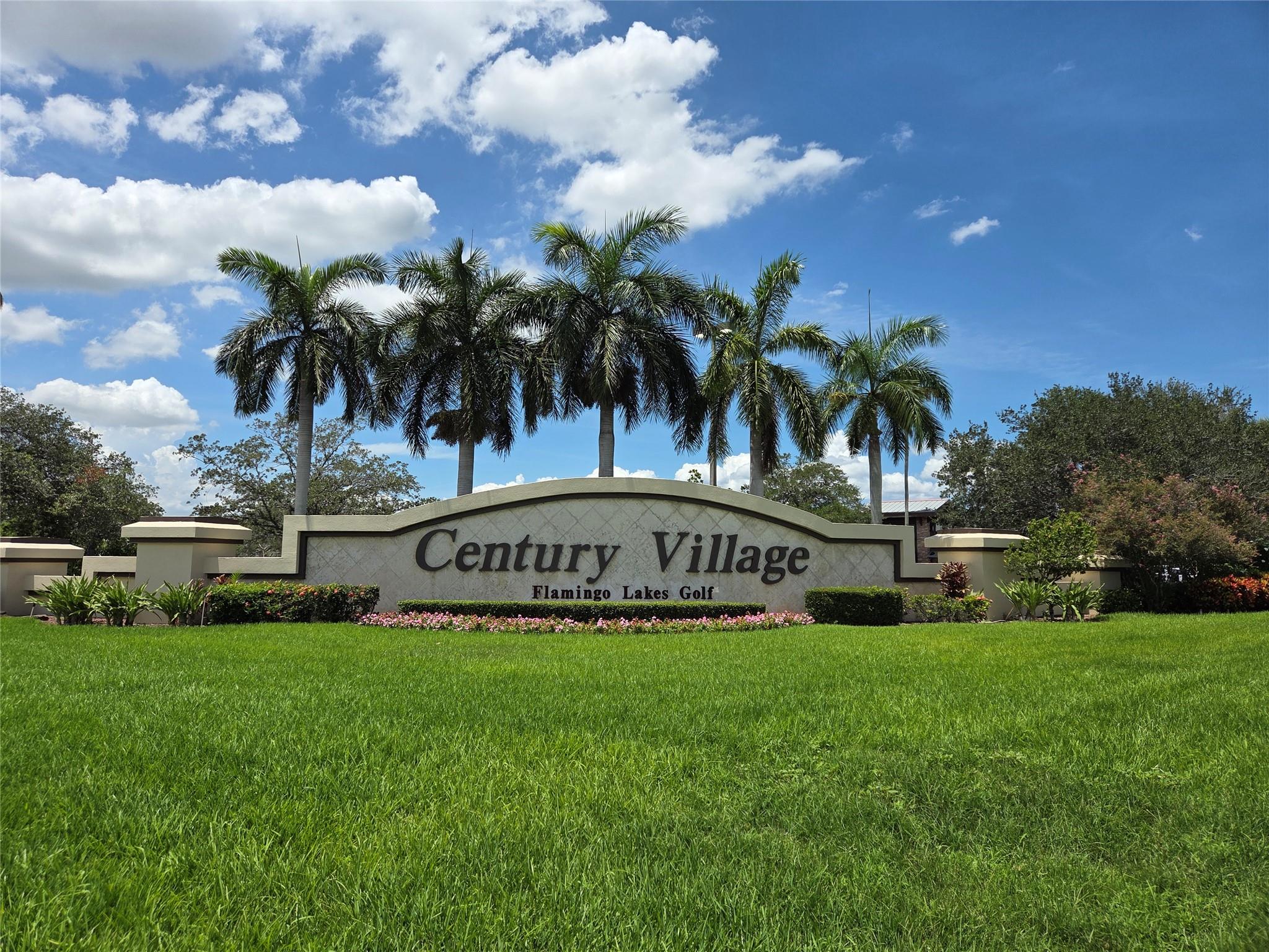 Beautiful, Century Vilage two bedroom one and a half baths, new floors, overlooking golf course, large screened patio. the closest pool and tennis court across the street. Super million dollar clubhouse with all the amenties * two pools inside and large outside pool * hot tub * shuffle board * bocce ball * all overlooking large lake. Inside clubhouse theater with stadium seating * two weight rooms * sauna * dance classes * arts & crafts room * computer room and classes * Yoga * Shuttle busses take you every where * Etc. Maintanance includes water, cable wifi, and trash. You can rent every 12 months, 3month minimum, 690 credit score. it's rented until October 1st. Showings are only on Saturday 12:00 To 2:00. Close shopping, dining, hospitals. I-75 right by your entrace to travel.