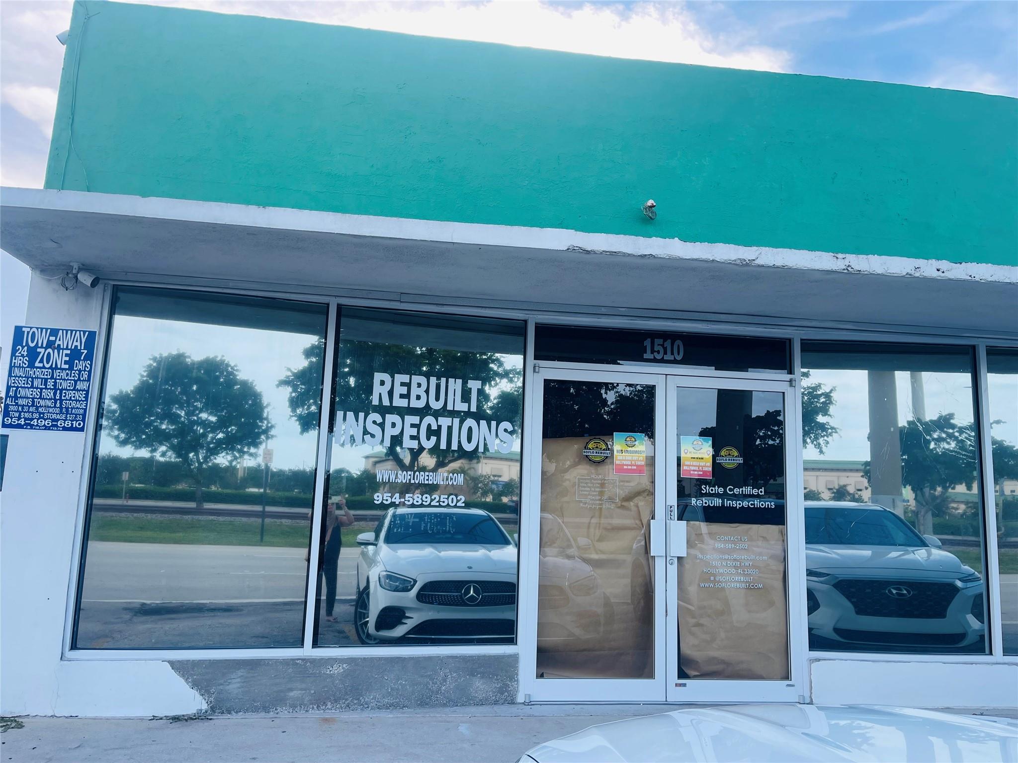 This unit can be rented for storage 2427 Sq Ft.. It has a separate bathroom. 12 ft ceiling and one 10 ft roll up door. Dixie highway frontage. One meter, electric and water split. Parking in front and back.