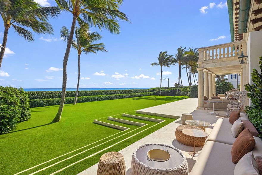 Perched on a rare, extraordinarily high-elevation oceanfront parcel which sits as high as 23 feet and spans 3/4 of an acre, this completely renovated Palm Beach estate captures the essence of coastal Mediterranean grandeur. With an A+ location at Banyan and South Ocean, walking distance to town, and featuring 165+- feet of pristine ocean frontage, this trophy residence is situated in one of the best waterfront locations of Palm Beach's highly coveted Estate Section. With large glass windows and sweeping views of the Atlantic Ocean, this spectacular compound includes six bedrooms and unparalleled entertaining spaces. The primary suite boasts seaside balconies and functions as its own upstairs wing with his and her closets and baths. The oversized chef's custom kitchen was just design by L' Atelier Paris, while the dining room and media room also feature all new built-ins and cabinetry to perfectly accent these grand spaces. Other bells and whistles include the Lutron & Sonos systems, generator, and a 3 car-garage plus lift. The private tunnel access to the beach is a renowned feature and was recently redone with new drainage, lighting, and flooring - leading directly to one of the most exclusive stretches of sand in the country. A fully finished 1,400-square-foot lower level adds a layer of versatility, staff quarters, full bath, extra storage and an impeccable large laundry room.

This prestigious home is also designed for entertaining with several idyllic spots for al fresco dining. Primed and ready for the most elegant of dinner parties or total private relaxation, this exceptional Palm Beach island residence offers additional outdoor amenities including a Herb garden, fully outfitted summer kitchen with refrigerator and storage, a bespoke pizza oven, and a state-of-the-art grill. The entire landscape was recently re-designed with privacy and tranquility in mind. 680 S Ocean Blvd is a one-of-one legacy, generational estate ready for immediate enjoyment.

DISCLAIMER: Information published or otherwise provided by the listing company and its representatives including but not limited to prices, measurements, square footages, lot sizes, calculations, statistics, and videos are deemed reliable but are not guaranteed and are subject to errors, omissions or changes without notice. All such information should be independently verified by any prospective purchaser or seller. Parties should perform their own due diligence to verify such information prior to a sale or listing. Listing company expressly disclaims any warranty or representation regarding such information. Prices published are either list price, sold price, and/or last asking price. The listing company participates in the Multiple Listing Service and IDX. The properties published as listed and sold are not necessarily exclusive to listing company and may be listed or have sold with other members of the Multiple Listing Service. Transactions where listing company represented both buyers and sellers are calculated as two sales. "No payments made until title passes" Some affiliations may not be applicable to certain geographic areas. If your property is currently listed with another broker, please disregard any solicitation for services. Information published or otherwise provided by seller, listing company or its representatives is deemed reliable but are not guaranteed and subject to errors, omissions, or changes without notice. Copyright 2026 by the listing company. All Rights Reserved.