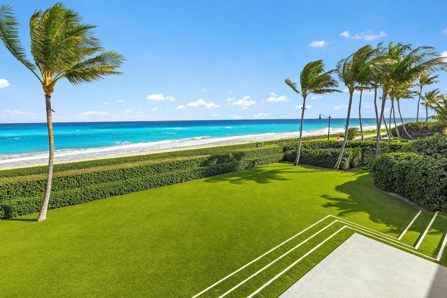 Perched on a rare, extraordinarily high-elevation oceanfront parcel which sits as high as 23 feet and spans 3/4 of an acre, this completely renovated Palm Beach estate captures the essence of coastal Mediterranean grandeur. With an A+ location at Banyan and South Ocean, walking distance to town, and featuring 165+- feet of pristine ocean frontage, this trophy residence is situated in one of the best waterfront locations of Palm Beach's highly coveted Estate Section. With large glass windows and sweeping views of the Atlantic Ocean, this spectacular compound includes six bedrooms and unparalleled entertaining spaces. The primary suite boasts seaside balconies and functions as its own upstairs wing with his and her closets and baths. The oversized chef's custom kitchen was just design by L' Atelier Paris, while the dining room and media room also feature all new built-ins and cabinetry to perfectly accent these grand spaces. Other bells and whistles include the Lutron & Sonos systems, generator, and a 3 car-garage plus lift. The private tunnel access to the beach is a renowned feature and was recently redone with new drainage, lighting, and flooring - leading directly to one of the most exclusive stretches of sand in the country. A fully finished 1,400-square-foot lower level adds a layer of versatility, staff quarters, full bath, extra storage and an impeccable large laundry room.

This prestigious home is also designed for entertaining with several idyllic spots for al fresco dining. Primed and ready for the most elegant of dinner parties or total private relaxation, this exceptional Palm Beach island residence offers additional outdoor amenities including a Herb garden, fully outfitted summer kitchen with refrigerator and storage, a bespoke pizza oven, and a state-of-the-art grill. The entire landscape was recently re-designed with privacy and tranquility in mind. 680 S Ocean Blvd is a one-of-one legacy, generational estate ready for immediate enjoyment.

DISCLAIMER: Information published or otherwise provided by the listing company and its representatives including but not limited to prices, measurements, square footages, lot sizes, calculations, statistics, and videos are deemed reliable but are not guaranteed and are subject to errors, omissions or changes without notice. All such information should be independently verified by any prospective purchaser or seller. Parties should perform their own due diligence to verify such information prior to a sale or listing. Listing company expressly disclaims any warranty or representation regarding such information. Prices published are either list price, sold price, and/or last asking price. The listing company participates in the Multiple Listing Service and IDX. The properties published as listed and sold are not necessarily exclusive to listing company and may be listed or have sold with other members of the Multiple Listing Service. Transactions where listing company represented both buyers and sellers are calculated as two sales. "No payments made until title passes" Some affiliations may not be applicable to certain geographic areas. If your property is currently listed with another broker, please disregard any solicitation for services. Information published or otherwise provided by seller, listing company or its representatives is deemed reliable but are not guaranteed and subject to errors, omissions, or changes without notice. Copyright 2026 by the listing company. All Rights Reserved.