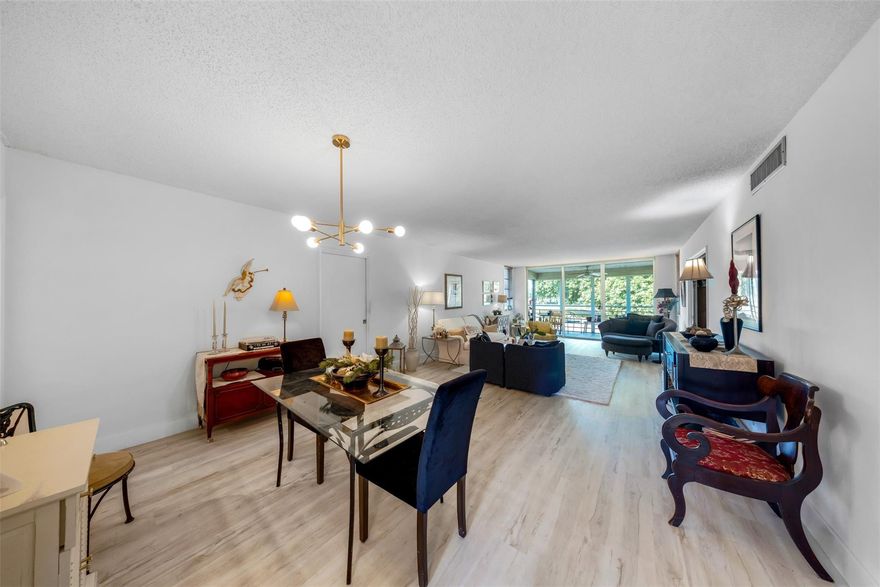 This is a beautiful partially update, model F, very large unit, second floor apt., 3 bedrooms & 2 and half bathroom, overlooking golf course and garden view, laundry, new appliances, 2 small dogs allowed, near 2 pools, BBG. Near Fl Turnpike, 1-95, HARRA'S CASINO, Publix.