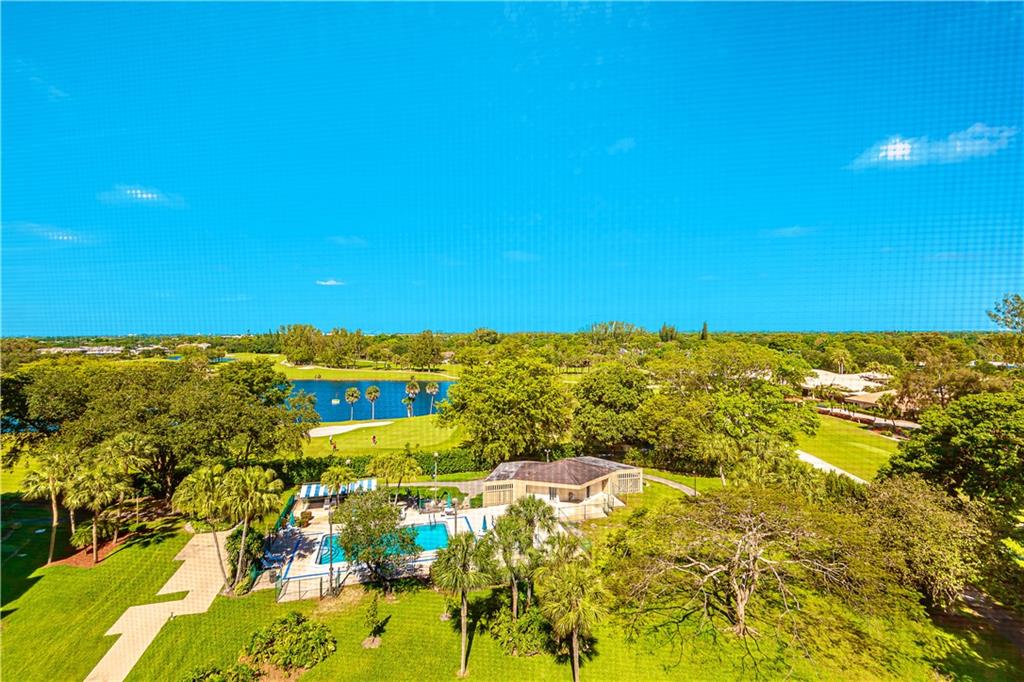 THE VIEW ALONE IS WORTH IT!! NOTHING ABOVE YOU OR ON SIDE OF YOU. THIS IMPECCABLY KEPT CONDO WILL NOT LAST. NEW LAMINATE FLOORS IMPACT WINDOWS. THIS PENTHOUSE IS IT. AND PRICED TO SELL. THIS IS THE LAST BUILDING TO BE BUILT IN 1980 IN THIS 55 COMMUNITY SURROUNDED BY 37 ACRE GOLF COURSE OVERLOOKING THE 9TH HOLE, LAKE POOL, AND SERENE FLORIDA LANDSCAPE. HOA INCLUDES WATER TRASH, CABLE INTERNET, 24//7 SECURITY, CLUBHOUSE TENNIS PICKLE BALL, COURTESY BUS TO MAIN SHOPPING, AND MORE. MANY CLUBS AND ENTERTAINMENT. COME QUICKLY AND BRING AN OFFER. WILL NOT LAST