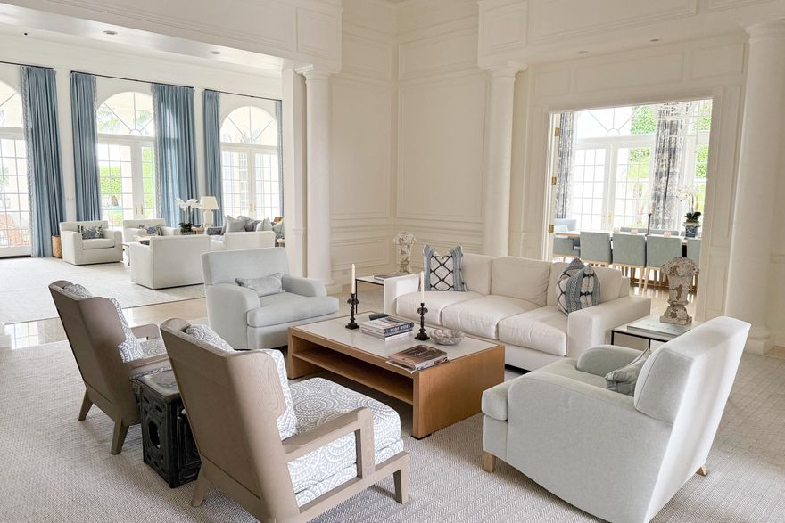 Stunning Lakefront home on the North End, furnished available to rent for the holidays. This beautiful property sits directly on the Intracoastal and has deep water dockage. Features include, 5 bedrooms, 6.2 bathrooms, a pool, marble and hardwood floors, large outdoor living space, and a dock close to the inlet. Available for short term rental rental dates @ $15,000 per night.