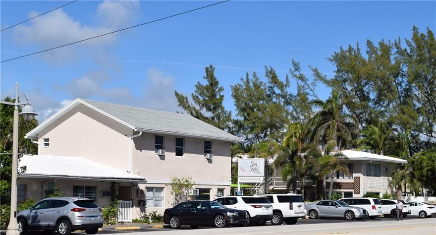 7 blocks from Pompano fishing pier, boardwalk, & restaurants~ STEPS to the sand & sparkling blue Atlantic Ocean. THIS IS PARADISE! Updated and charming 32 room operating hotel~Prime location on Ocean Blvd in Pompano Beach. Courtyard is set back from road, making large pool & deck area extremely comfortable~ Pride of ownership shows! Great flow and feel- must see!