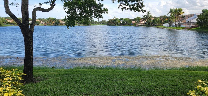 Welcome to your dream home in Cooper City! This stunning townhome boasts a mesmerizing lake view. Revel in the fully remodeled kitchen featuring quartz counters and stainless steel appliances. Step onto brand new ceramic flooring on the 1st floor, leading to a screened patio with an outside storage area, showcasing the picturesque lake. Freshly painted inside and out, all bedrooms offer wood laminate flooring, with a convenient washer and dryer upstairs. Equipped with accordion-type hurricane shutters, this gem is in a prime location near top schools, shopping, restaurants, and highways. Don't miss out on this perfect blend of luxury and convenience!
