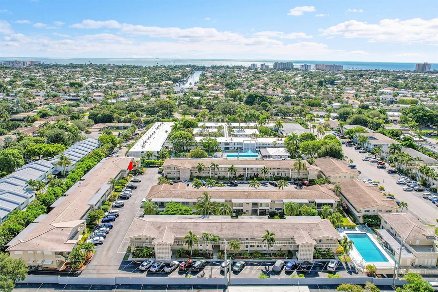 Welcome to this rarely available 2-bedroom, 1-bath first-floor condo in the heart of prestigious Lighthouse Point! Located east of Federal Highway in the quiet and well-maintained 55+ community of Venetian Park Gardens, this residence offers both comfort and convenience at an incredible value.