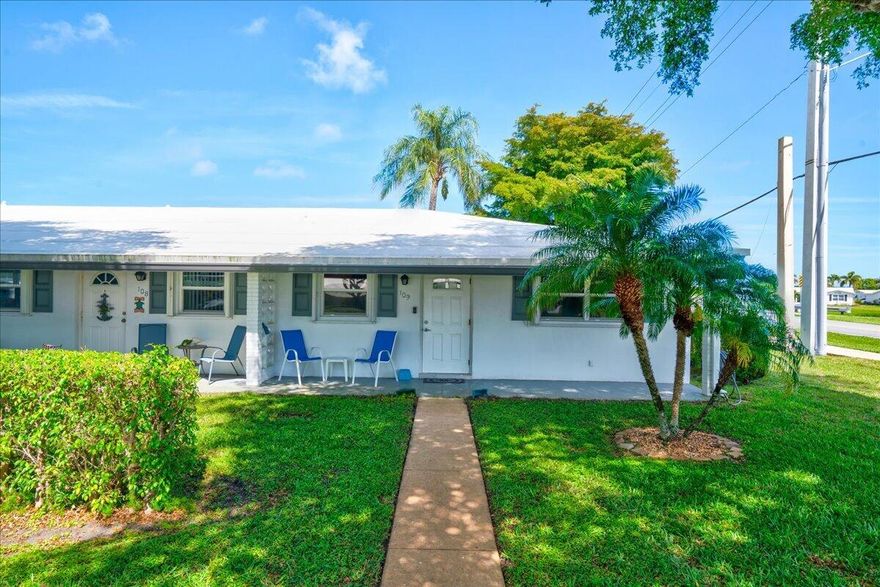 Escape to your own waterfront paradise in this exceptional updated end unit condo located in 55+ Palm Beach Leisureville, perched directly on the canal. Inside you'll find premium upgrades, a chef-inspired kitchen with new appliances, granite countertops, spa-like bathrooms, and generous living space perfect for both quiet nights and lively entertaining. The community offers 3 heated pools, fitness center, community room,  FREE 18 hole golf course and much more.  Close to shopping, dining, beaches, seaside recreation and Palm Beach International Airport.   Live every day like you're on vacation - don't let this one slip away.  Schedule your showing today!