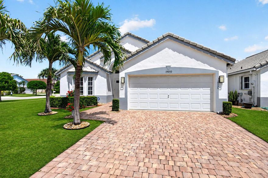 Welcome to 14050 Fair Isle Drive, a charming single-story home in Delray Beach offering 1,382 sq ft of comfortable living space. This well-maintained residence features a bright layout with 2 full baths. Enjoy peace of mind with a brand new A/C (2024) and accordion shutters for full storm protection. Built in 1993 with solid construction, this home offers great potential to personalize or enjoy as-is. Ideally located near shopping, dining, and major roadways, making everyday living convenient and accessible.