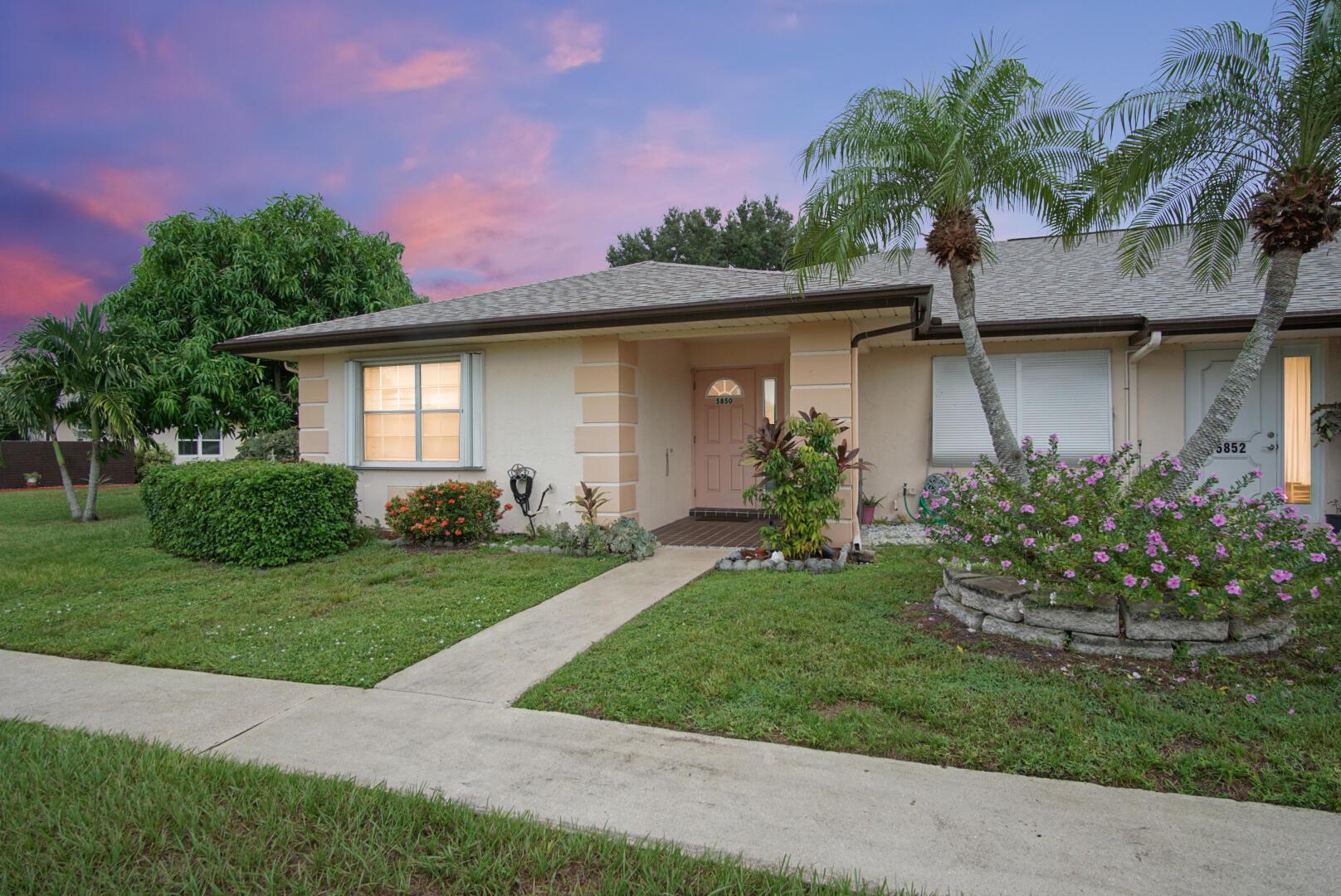 Welcome to this charming home in the serene 55+ community of Palm Grove, right off US-1. This 2-bedroom, 2-bathroom unit features meticulous upkeep for a comfortable living experience. Enjoy the kitchen with like-new appliances, and a mix of tile and carpet flooring for easy maintenance. Recently updated, the master bathroom now offers a refreshing shower. Relax in the cozy Florida room leading to a quaint patio, perfect for unwinding or entertaining. There's also a versatile bonus room off the kitchen. Palm Grove residents benefit from a well-maintained clubhouse, sparkling pool, tennis courts, and shuffleboard. Engage in the vibrant social calendar with regular gatherings, fostering endless community connections.