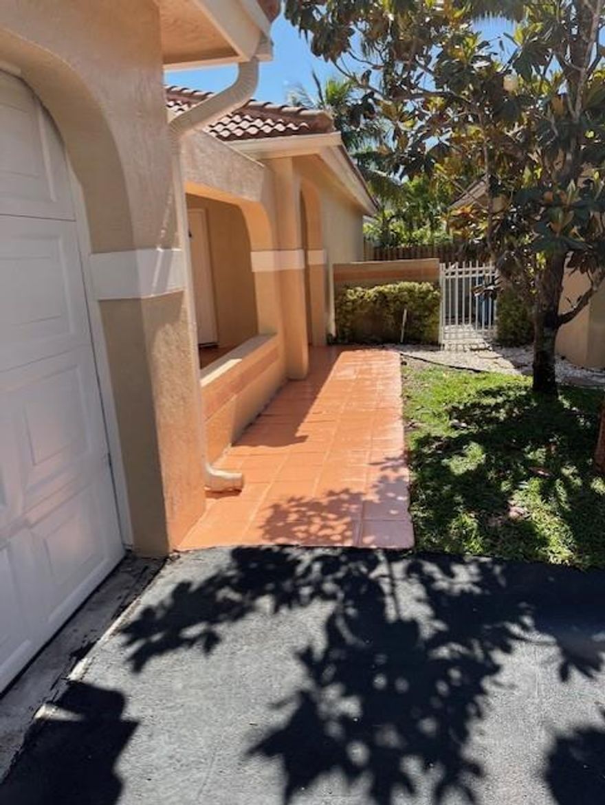 This is the home you have been looking for. This newly renovated home is 1500 square feet with a living area of 1,296. It has a covered patio and a serene yard for relaxing and playing. The bathroom and kitchen have also been newly renovated. This home is a must-see.You must show proof that renter's insurance paid for the complete 12-month contract with the owner as an Additional insured on the policy. There is $100.00 application fee per adult for HOA background check