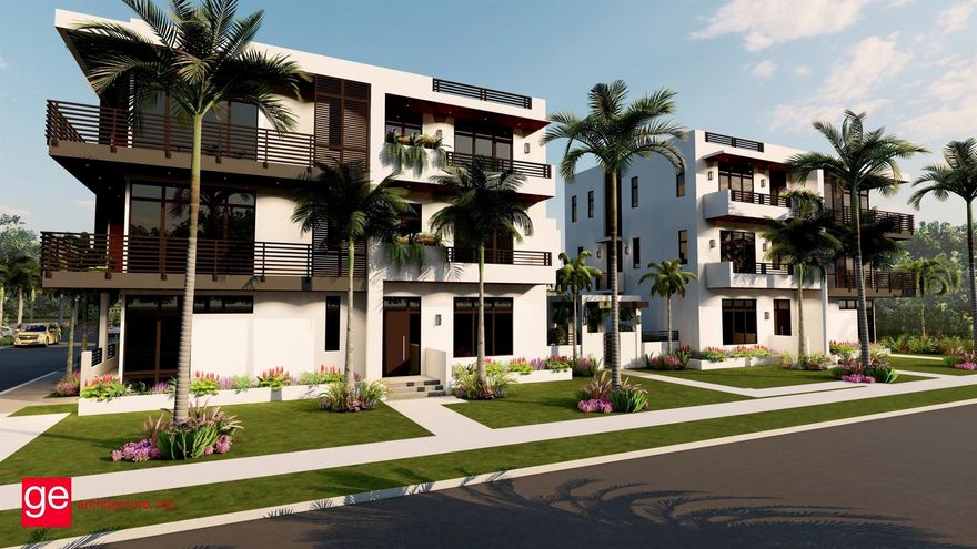 City approved plans are in place for a premier residential development in the heart of Delray Beach. This 1.71 acre mixed use site is entitled for 18 luxury three-story townhomes in a prime location with frontage on Federal Highway and Old Dixie Highway. Each residence is designed with approximately 3,000 square feet, three bedrooms with en-suite bathrooms, covered balconies, and two-car garages. The property also offers flexibility to preserve and restore the iconic Ellie’s 50s Diner or redevelop the space into a vibrant retail component. With Delray Beach experiencing strong growth, this is a rare opportunity to invest in a high visibility location with exceptional upside.