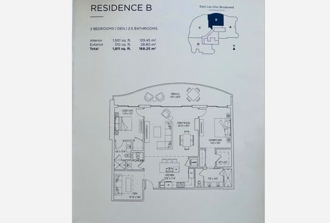 Tiny photo for 100 E Las Olas Boulevard #2802, Fort Lauderdale, FL 33301 (MLS # B26035778)