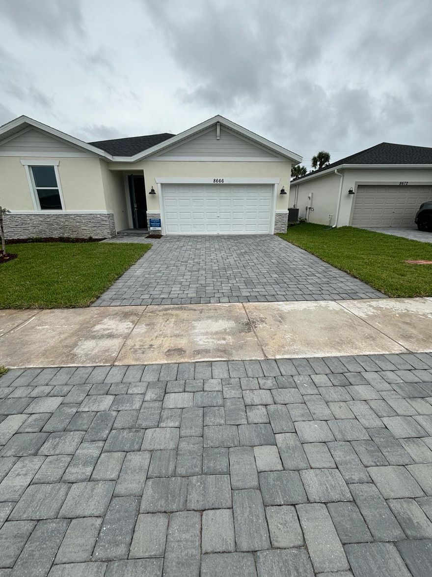 Featuring this brand new  construction 4 bedrooms 2 bath 2 car garage features include stainless steel appliances, granite counter tops , impact windows energy efficient home