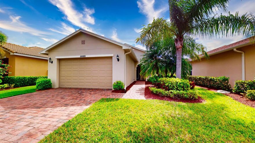 Absolutely perfect 2 bedroom, 2 bath, plus den ''Amelia'' model in vibrant 55+ Vitalia at Tradition. As you enter you'll notice the wide open famiy room is both spacious and inviting. The convenient floor plan with the kitchen and dining areas nearby makes for easy entertaining. Just off the dining are is your screened lanai where you can enjoy your morning coffee. The kitchen boasts 42'' cabinets, granite countertops, a gas range, S/S applicances, and a large island. The master suite features a huge, customized walk in closet and the master bath includes double sinks and a walk in shower. Other features include impact windows & doors, plantation shutters, Icynene insulation for maximum energy efficiency, and much more. Vitalia has every club and event imaginable. Come join the fun.