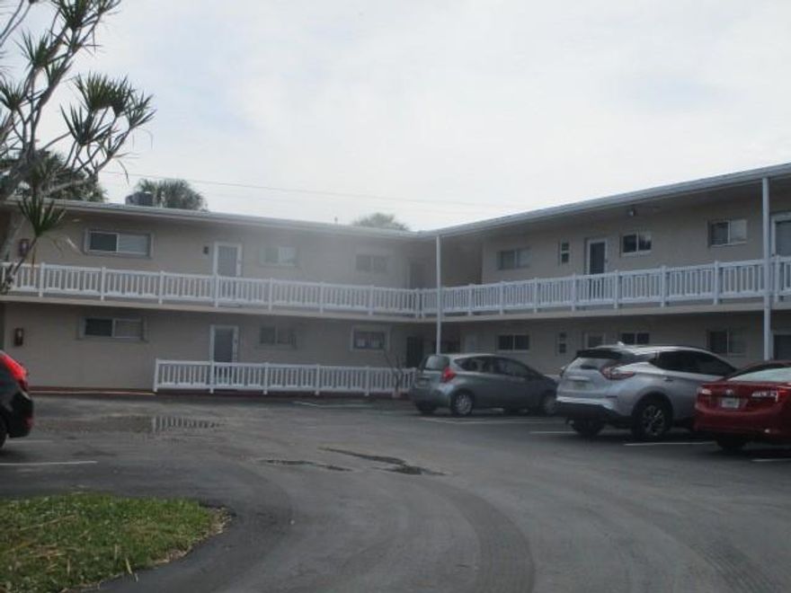 Spacious 2 bedroom, 1 bath condo with a garden view. Unit has a large living/dining area, large bedroom, 2nd bedroom is a convertible den and it also has a screen balcony. Property needs TLC but that is more than reflected in the list price. Complex has lots of amenities to keep your buyers busy...has age restriction of 55+ and no renting allowed the first 2 years of ownership! AS IS. BUYER SOLELYRESPONSIBLE TO VERIFY OF ANY HOA,VIOLATIONS ETC.