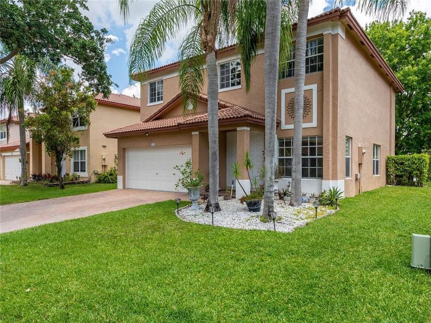 Welcome to this beautifully updated two story home in the gated community of Newport at Turtle Run with magnificent water views. It offers 4 spacious bedrooms, 2.5 baths, 2 car garage, bright and open concept living & dining room areas, renovated kitchen with newer stainless steel appliances & large snack counter, family room with easy access to patio and lush green area, brand new vinyl plank water proof floors upstairs including bedrooms & staircase, master suite with sitting area and balcony overlooking trees & relaxing water views, freshly painted interior, Long Driveway with pavers.  Community offers pool and it is located closer to parks, shopping, dining, highways. This house is just ready to move-in!!!