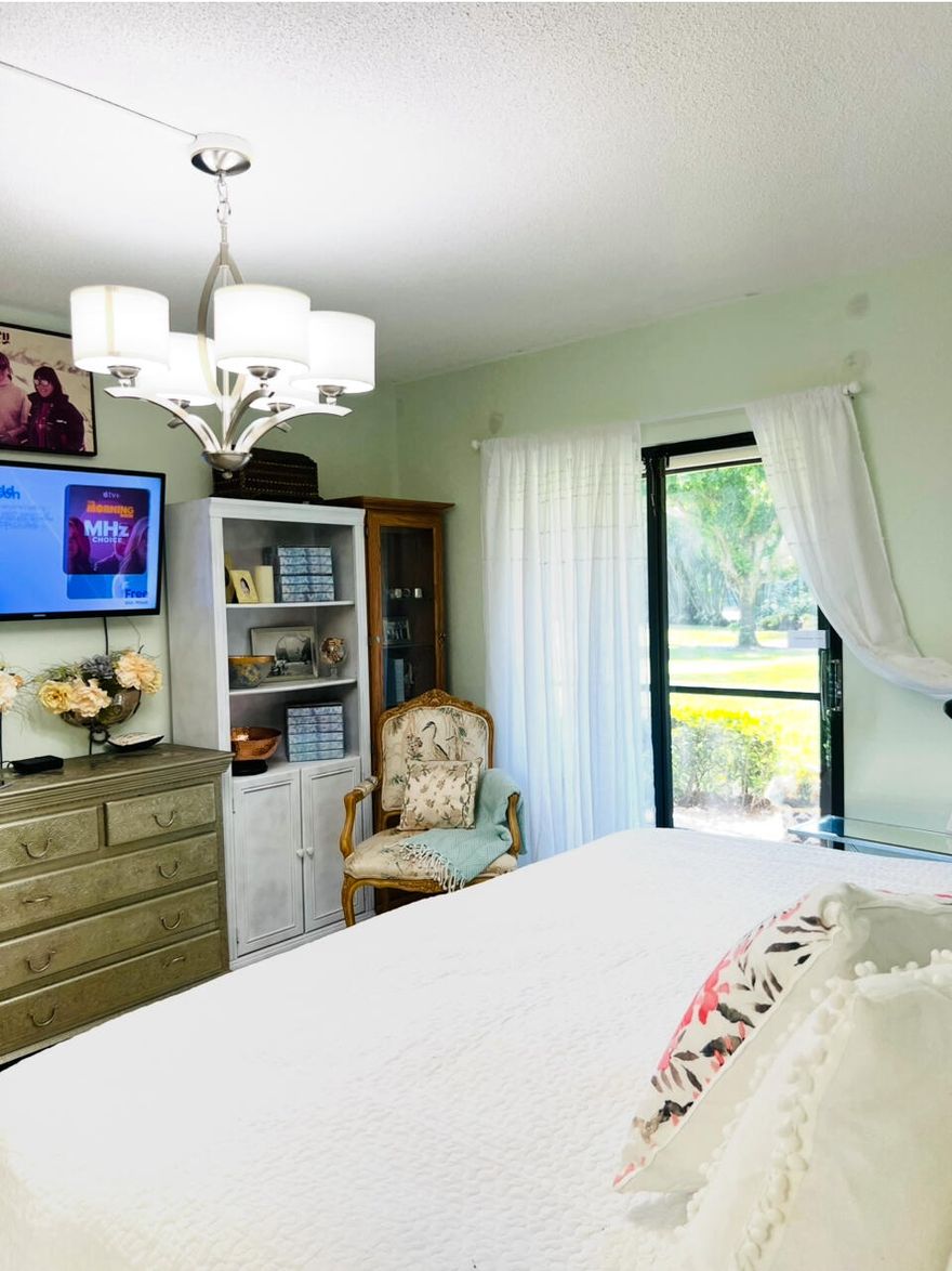 Imagine yourself playing 18 holes on a champion course. or tennis, pickleball, a spa treatment or exquisite fine dining. Your Ultimate Oasis from the absolute Best Ground Floor Unit! Beautiful and Bright, Tropical, Garden-View Condo with tons of storage, including an expansive QUIET lanai area. Get some sun at your one of your Sparkling Pools, which happens to be right outside your front door! Private, member-owned country club community, offering 2 golf courses, an elegant club-restaurant, tennis, pickleball, executive spa, several pools (one right outside your door.