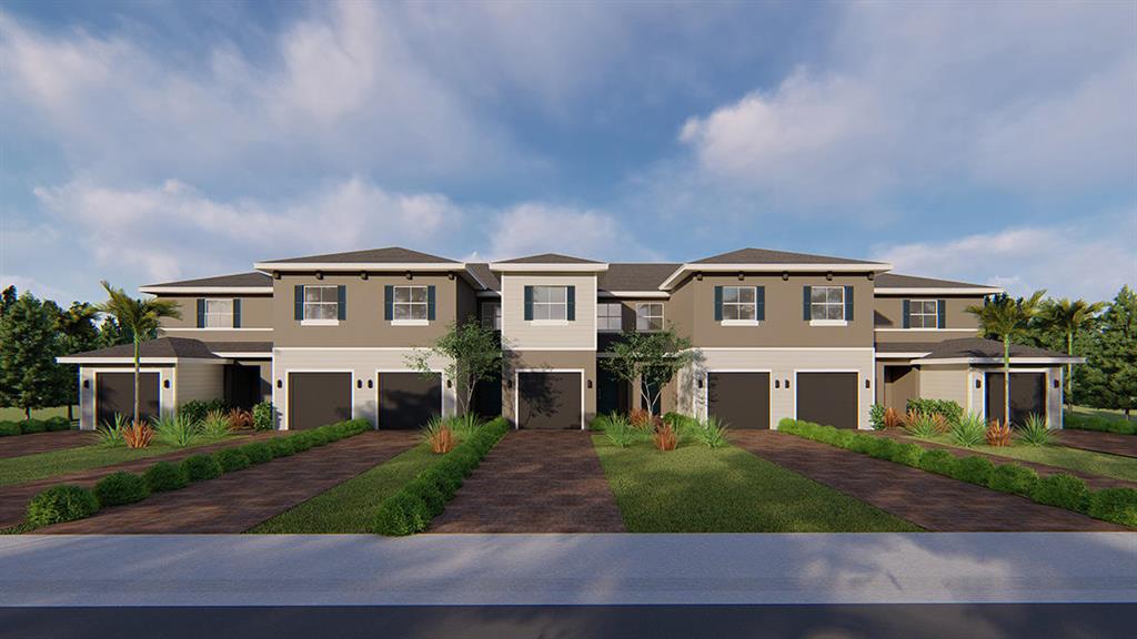Riviera Cove offers a modern floorplan with an open layout, including ample features & desirable low-maintenance living. Architecturally designed exterior elevations are complete w/ Paver driveway, entry walkway & patios, metal garage doors & concrete block construction. Spacious interiors boasts, 3 bedrooms, 2.5 bathrooms, w/ Garage. Home is Connected - America's smart homes and more! Prime location, with proximity to the beaches, US-1, great shopping, a multitude of tasty restaurants and more. Your new townhome awaits at Riviera Cove! BRAND NEW HOME! CALL FOR A TOUR AND MOVE IN SPECIALS- Restrictions may apply *Pictures, photographs, features, colors & sizes are approximate for illustration purposes only and will vary from the homes as built. These photos are not of the actual home.
