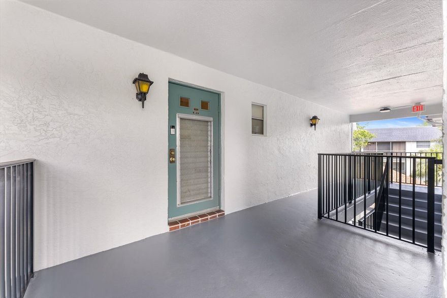Spacious 2-bedroom, 2-bath corner unit in move-in condition! This well maintained condo features a versatile den, ideal for a home office or TV room. Recently painted and equipped with a new A/C, offering comfort and functionality throughout.  Enjoy amazing views from this bright corner unit, located in a well-kept community with a pool and recreational facilities. The building has been recently painted and offers elevator access for added convenience.   Prime location with easy access to major roads, shopping center, and dining options. A perfect place to call home!