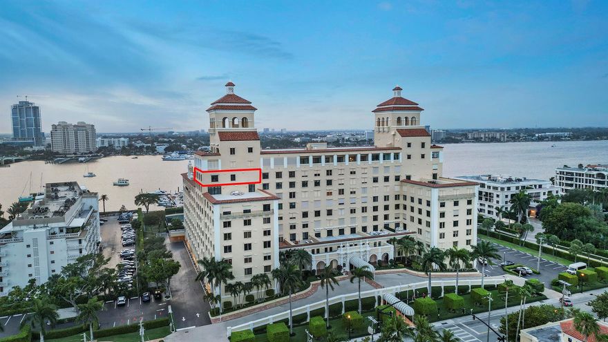 Experience Palm Beach at its finest from this spectacular 9th-floor residence in the prestigious Biltmore, offering sweeping views of the ocean, Intracoastal, and downtown West Palm Beach. Enjoy the season in style or make this two-bedroom plus den (with Murphy bed), two-bath condominium your year-round retreat.Designed for effortless entertaining, the home features a spacious, light-filled living room with soaring ceilings, a custom bar, and an eat-in kitchen--both overlooking the ocean.Residents enjoy unparalleled amenities, including an Olympic-size pool, Har-Tru tennis courts, and boat docks. A true hidden gem, the Beach Club offers lunch six days a week, Wednesday-night dinners, beach chair and umbrella service, and even meal delivery. Additional conveniences include 24-hour