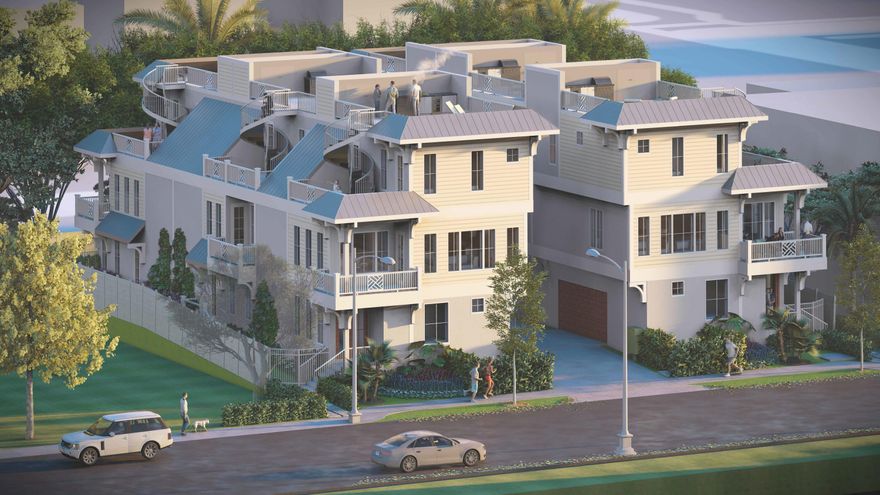 Prime shovel-ready development in Fort Lauderdale's highly desirable Sailboat Bend district. 923-925 W Las Olas Blvd presents a fully approved, permit-ready opportunity for six luxury fee-simple townhomes on a ±13,000 SF double lot. Architectural, engineering, and site plans are complete, allowing immediate submission for permits. The Coastal designed three-story residences feature private garages, rooftop terraces and high-end finishes, appealing to today's discerning buyers. Located just steps from Riverwalk and Las Olas, residents will enjoy proximity to dining, cultural venues, shopping, and entertainment in the heart of east FTL. Strong market fundamentals, limited supply, and flexible exit strategies make this an ideal project for investors or boutique builders. - Fully entitled, permit-ready 6-unit luxury townhome project
- 2,642-2,665 SF total unit area
- Rooftop terraces, private garages, curated outdoor space
- Zoned RML-25 on ±13,000 SF double lot
- Proximity to Beaches, Las Olas Boulevard, dining & entertainment
- Holding income from month-to-month tenants during pre-construction