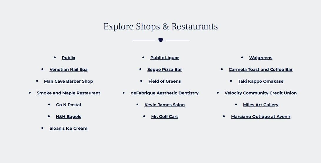 AVENIR SITE PLAN 1 POD - Residential
