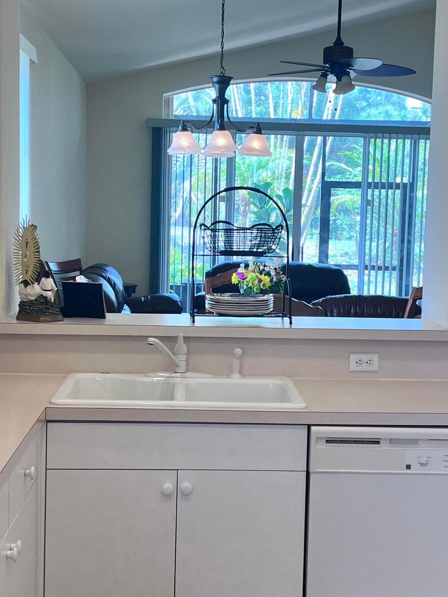 This pristine property offers many amenities on a quiet Cul de Sac. Relax on your screened in lanai. Enjoy the open concept for entertaining. The master bedroom is located opposite the other 2 bedrooms. This is an excellent opportunity to enjoy living in the lowest HOA in the area.